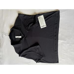 Lululemon Swiftly Tech Relaxed-Fit Polo Shirt Black Size 14